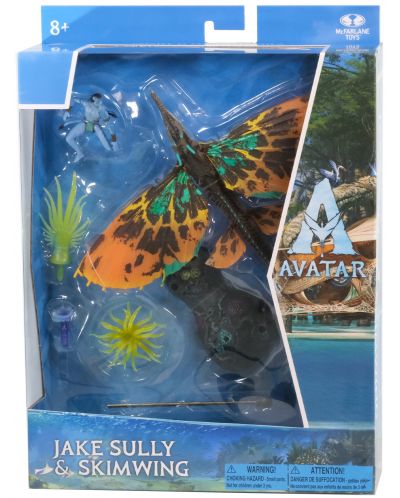 Комплект екшън фигури McFarlane Movies: Avatar - Jake Sully & Skimwing - 7