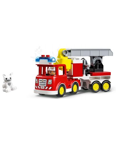 Конструктор LEGO Duplo Town - Пожарникарски камион, със звуци (10969) - 4