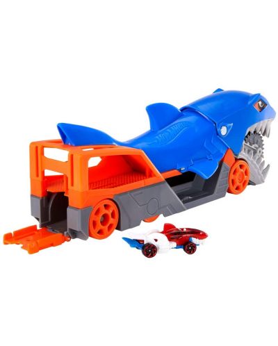 Комплект Mattel Hot Wheels - Автовоз акула, с 1 кола - 7