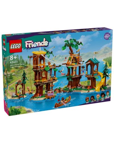 Конструктор LEGO Friends - Приключенски лагер Къща на дърво (42631) - 1