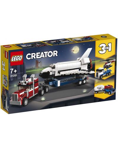 Конструктор LEGO Creator 3 в 1 - Транспортьор за совалки (31091) - 1