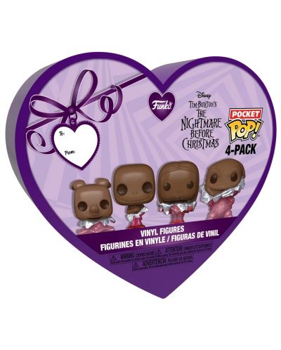 Комплект мини фигури Funko Pocket POP! Disney: Nightmare Before Christmas - Happy Valentine's Day Box - 3