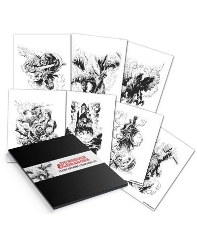 Комплект литографии FaNaTtik Games: Dungeons & Dragons - Classic Artwork Set - 2