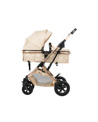 Комбинирана детска количка KikkaBoo - Kaia, 3 в 1, Beige - 7