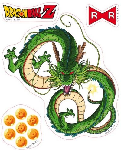 Комплект стикери ABYstyle Animation: Dragon Ball Z - Shenron - 2