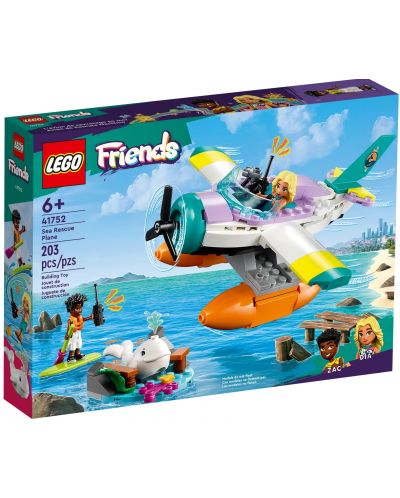 Конструктор LEGO Friends - Морски спасителен самолет (41752) - 1