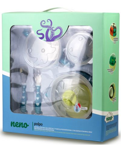 Комплект термо съдове за хранене Neno - Polpo - 5