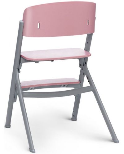 Комплект столче за хранене и шезлонг KinderKraft - Livy и Calmee, розови - 5