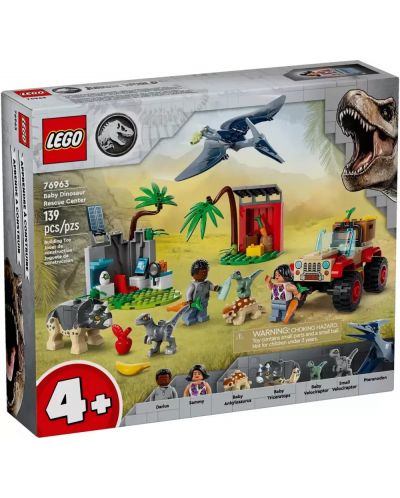 Конструктор LEGO Jurassic World - Спасителен център за динозаври (76963) - 1