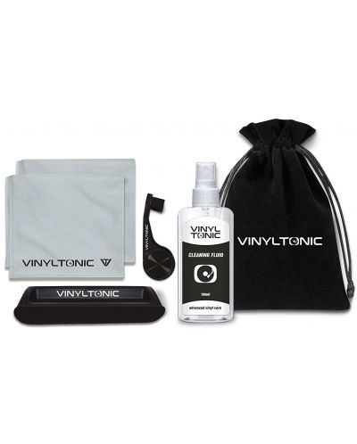 Комплект за почистване Vinyl Tonic - Cleaning Kit, сив/черен - 1