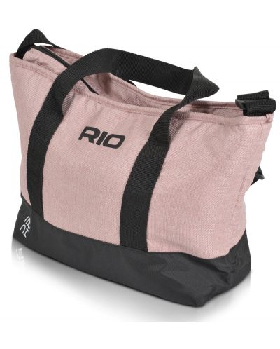 Комбинирана бебешка количка Moni - Rio, розова - 9