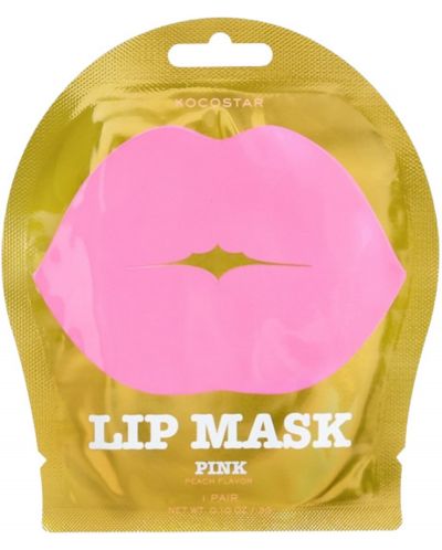 Kocostar Маска за устни Pink Peach, 3 g - 1