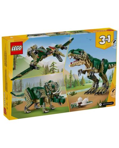 Конструктор LEGO Creator - Tиранозавър Рекс (31151) - 6