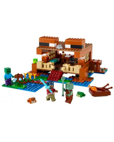 Конструктор LEGO Minecraft - Къщата на жабата (21256) - 3