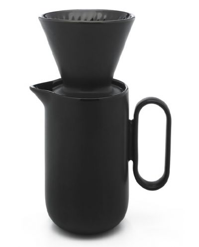 Комплект за кафе от 2 части Leopold Vienna Palermo - Черен, 900 ml - 1