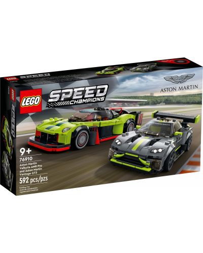 Конструктор LEGO Speed Champions - Aston Martin Valkyrie AMR Pro и Vantage GT3 (76910) - 1
