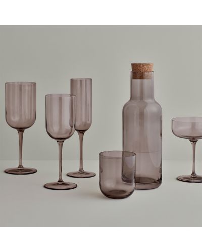 Комплект от 4 чаши за шампанско Blomus - Fuum, 300 ml, сиви - 5