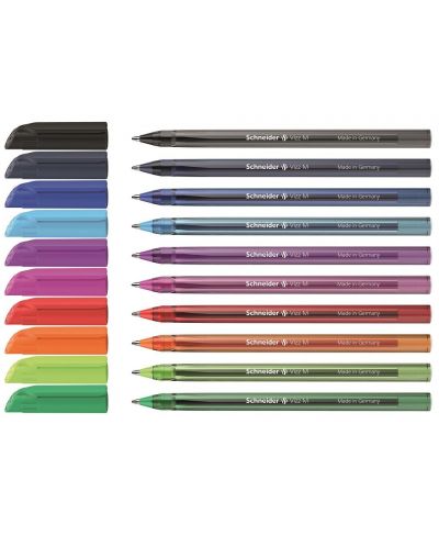 Комплект химикалки Schneider Vizz M - Блистер, 10 цвята - 2