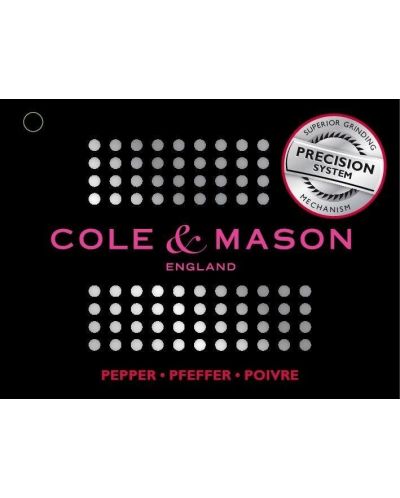 Комплект мелнички за сол и пипер Cole & Mason - “505“, 14 cm - 6