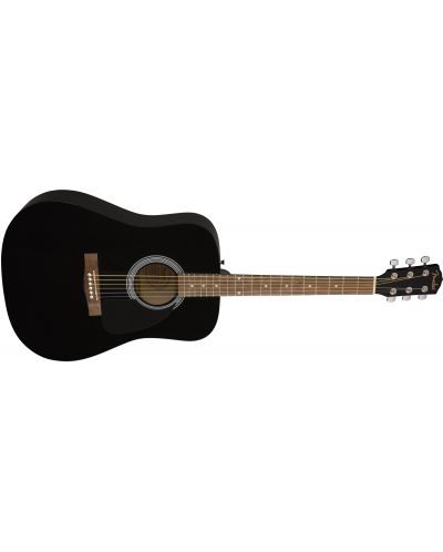 Комплект акустична китара с аксесоари Fender - FA-115, черен - 3