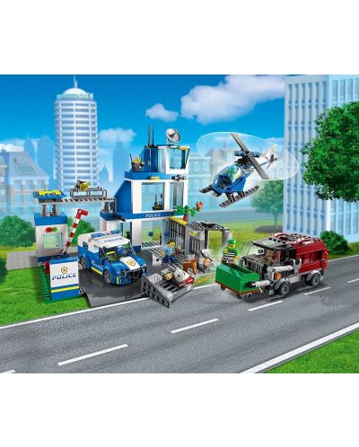 Конструктор LEGO City - Полицейски участък (60316) - 3