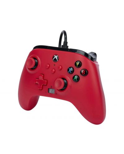 Контролер PowerA - Enhanced, жичен, за Xbox One/Series X/S, Artisan Red - 5