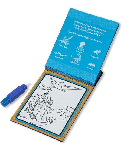 Комплект за рисуване с вода Melissa & Doug - Динозаври - 2