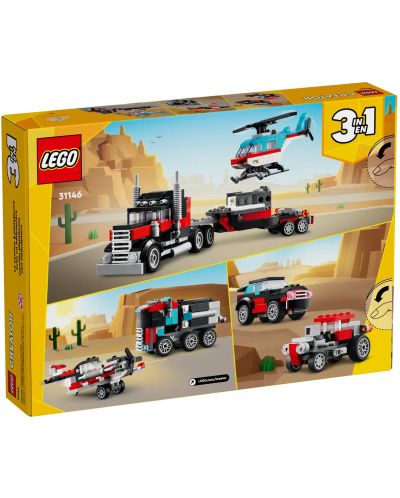 Конструктор LEGO Creator 3 в 1 - Камион с хеликоптер (31146) - 10
