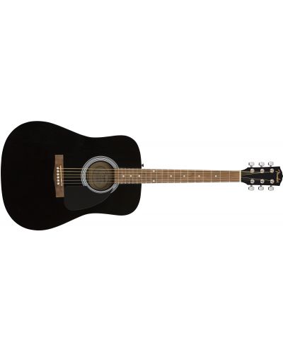 Комплект акустична китара с аксесоари Fender - FA-115, черен - 2