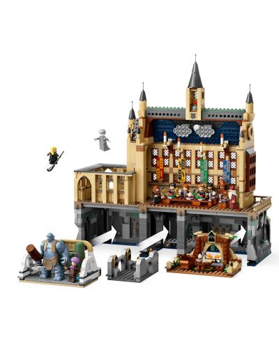 Конструктор LEGO Harry Potter - Голямата зала в замъка Хогуортс (76435) - 5