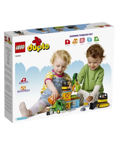 Конструктор LEGO Duplo - Строителна площадка (10990) - 2