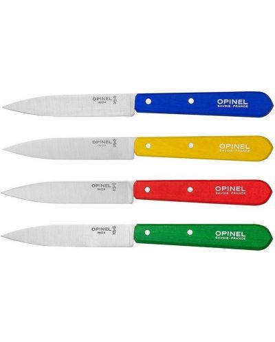 Комплект кухненски ножове Opinel - Classic 112, 4 броя, многоцветни - 1