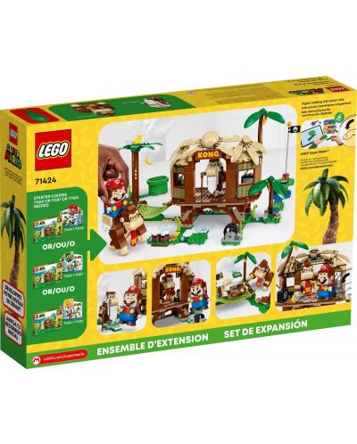 Конструктор допълнение LEGO Super Mario - Къщата на дърво на Донки Конг (71424) - 6