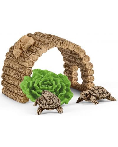 Комплект фигурки Schleich Wild Life - Дом на костенурки - 2