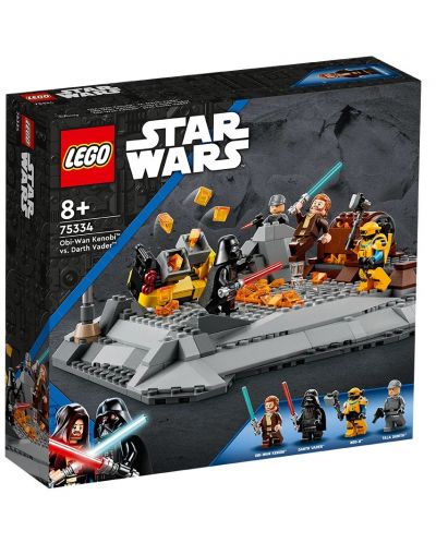 Конструктор LEGO Star Wars - Оби-Уан Кеноби срещу Дарт Вейдър (75334) - 1