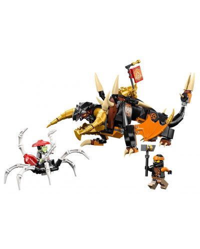Конструктор LEGO Ninjago - Земният дракон на Коул (71782) - 3