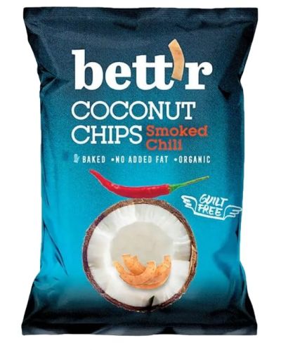 Кокосов чипс с чили, 40 g, Bett'r - 1