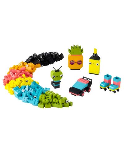 Конструктор LEGO Classic - Творчески забавления с неон (11027) - 2