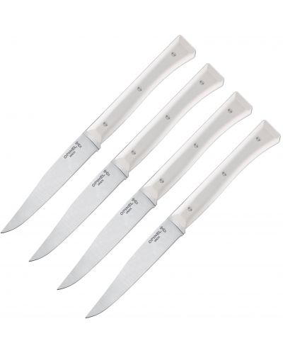 Комплект ножове Opinel Facette - Бели, 4 броя - 1