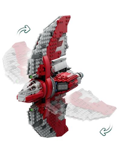 Конструктор LEGO Star Wars - Джедайската совалка Т-6 на Асока Тано (75362) - 5