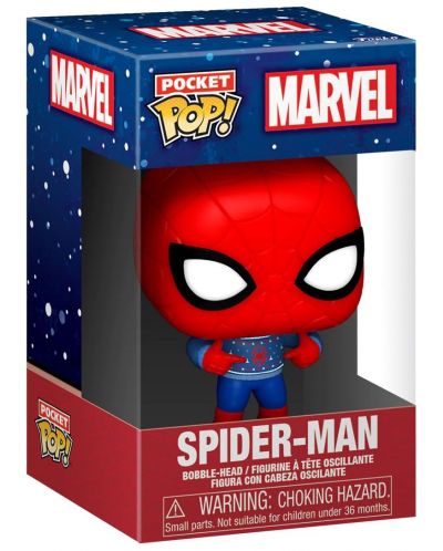 Комплект Funko POP! Collector's Box: Marvel - Holiday Spiderman, размер XL (детски) - 4