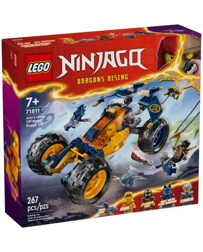 Конструктор LEGO Ninjago - Нинджа офроуд бъгито на Арин (71811) - 1