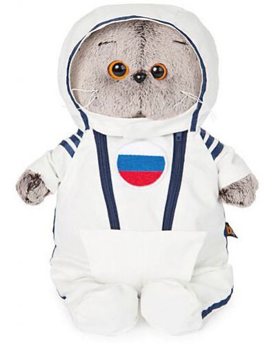 Плюшена играчка Budi Basa - Коте Басик, в костюм на космонавт, 25 cm - 1
