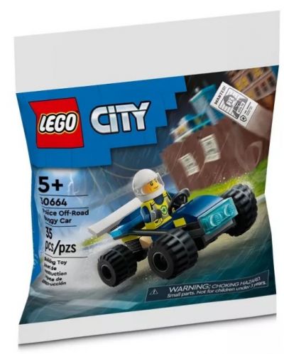 Конструктор LEGO City - Полицейско офроуд бъги (30664) - 1