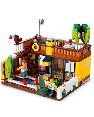 Конструктор LEGO Creator 3 в 1 - Плажна къща за сърф (31118) - 4