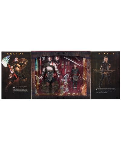 Комплект екшън фигури NECA God of War - Kratos & Atreus - 6