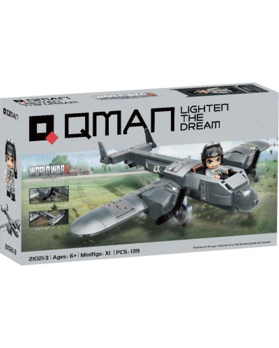 Конструктор Qman Lighten the dream - Бомбардировач Dornier Do17 - 1