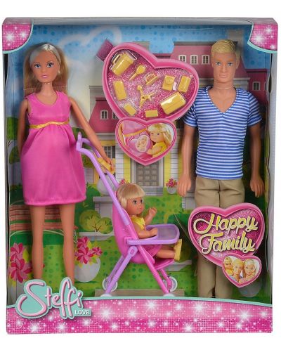 Комплект кукли Simba Toys Steffi Love - Щастливо семейство - 2