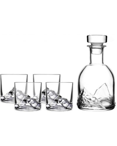Комплект за уиски Liiton - Everest, 1 L, 270 ml, 5 части - 1