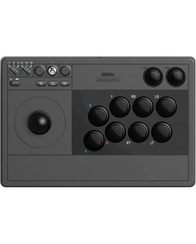 Контролер 8BitDo - Arcade Stick, за Xbox One/Series X/PC, черен - 1
